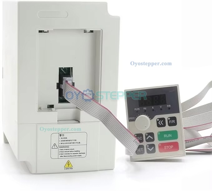 2.2KW 220V/380V VFD & Air Cooled Spindle Motor Kit ER20 24000RPM CNC Spindle & VFD Set